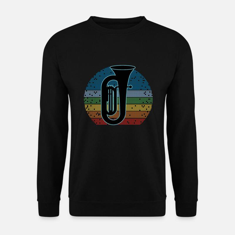 Tuba Spieler Tuba Musikinstrument - Unisex Pullover - Schwarz