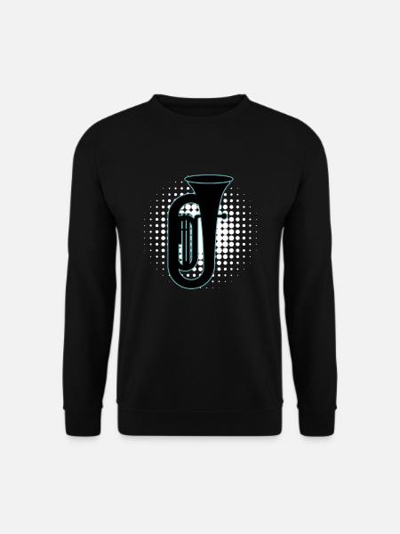 Tuba Spieler Tuba Musikinstrument - Unisex Pullover - Schwarz