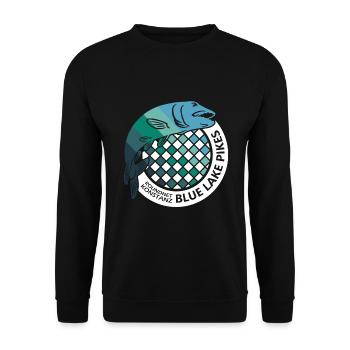 Blue Lake Pikes Konstanz - Unisex Pullover - Schwarz - Vorne - Alina (178cm) & Michal (187cm)