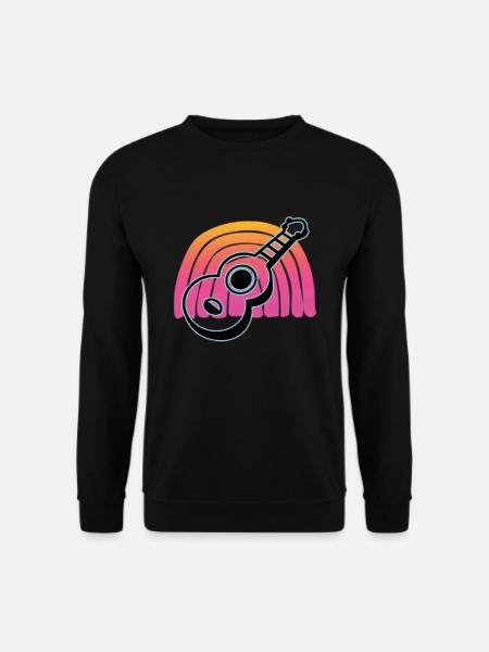 Ukulelen Vitage - Unisex Pullover - Schwarz