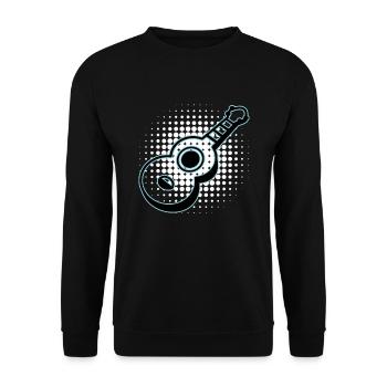 Ukulélés Vitage - Sweat-shirt Unisexe - noir - Devant - Alina (178cm) & Michal (187cm)
