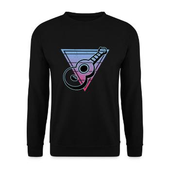Ukulélés Vitage - Sweat-shirt Unisexe - noir - Devant - Alina (178cm) & Michal (187cm)