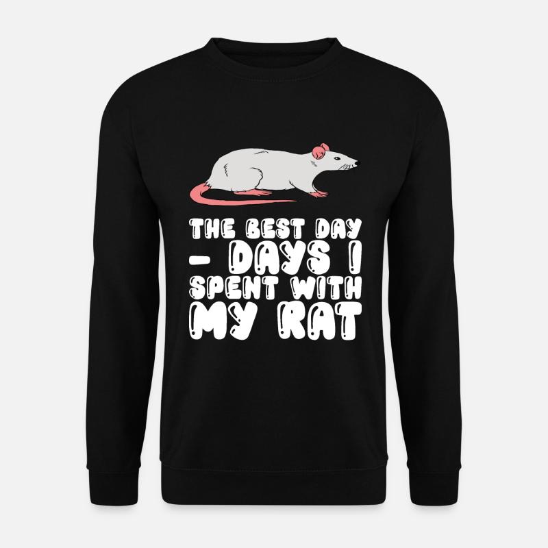Jours avec mon rat - Sweat-shirt Unisexe - noir