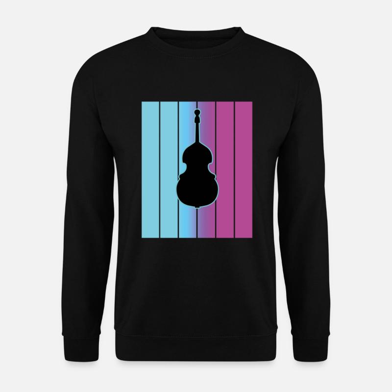 Kontrabass - Unisex Pullover - Schwarz