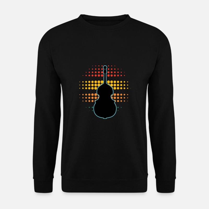 Kontrabass - Unisex Pullover - Schwarz