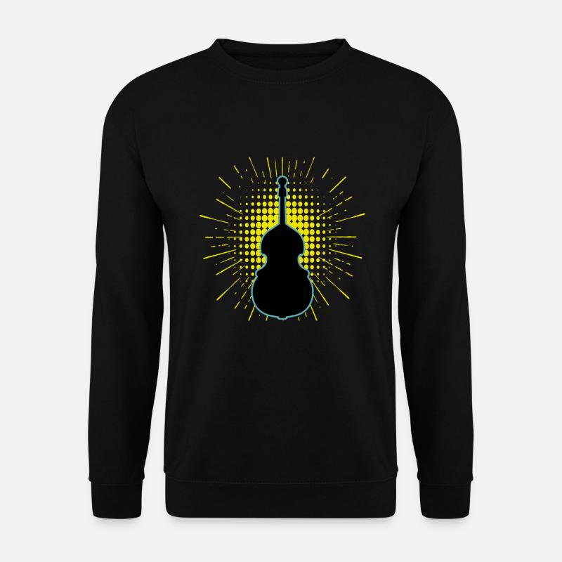 Kontrabass - Unisex Pullover - Schwarz