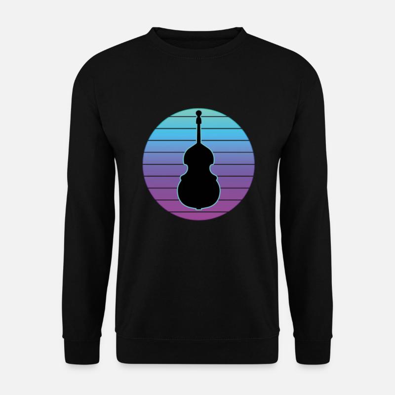 Kontrabass - Unisex Pullover - Schwarz