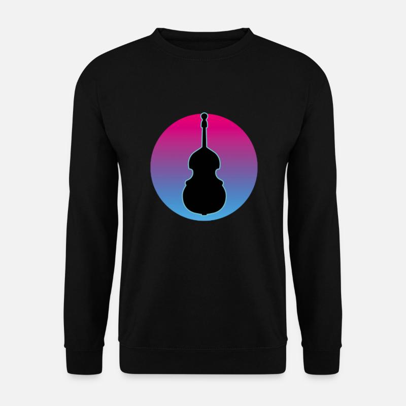 Kontrabass - Unisex Pullover - Schwarz