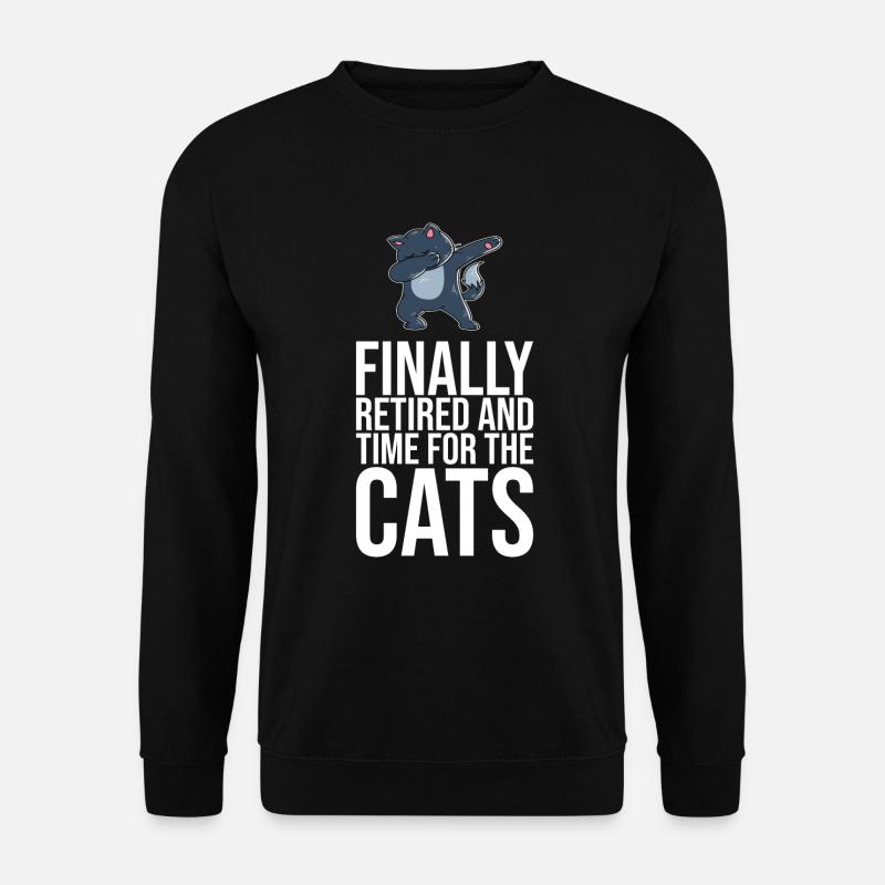 Dabbing Cat Funny Cat - Unisex Sweatshirt - black
