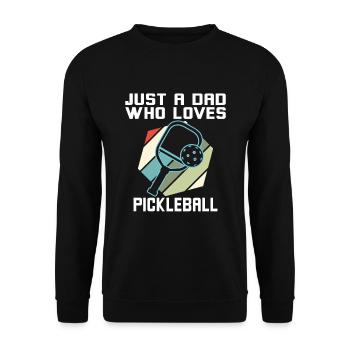 Juste un père qui aime le pickleball - Sweat-shirt Unisexe - noir - Devant - Alina (178cm) & Michal (187cm)