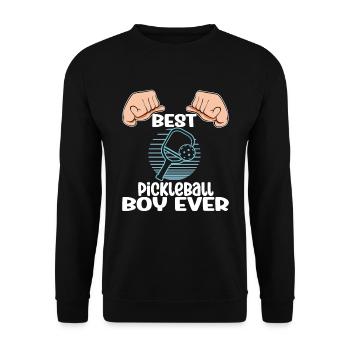 Meilleur garçon de pickleball de tous les temps - Sweat-shirt Unisexe - noir - Devant - Alina (178cm) & Michal (187cm)