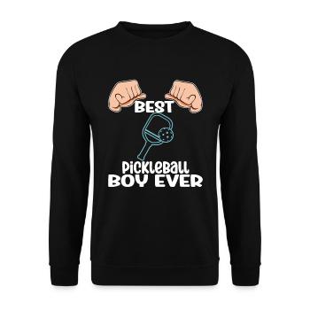 Meilleur garçon de pickleball de tous les temps - Sweat-shirt Unisexe - noir - Devant - Alina (178cm) & Michal (187cm)