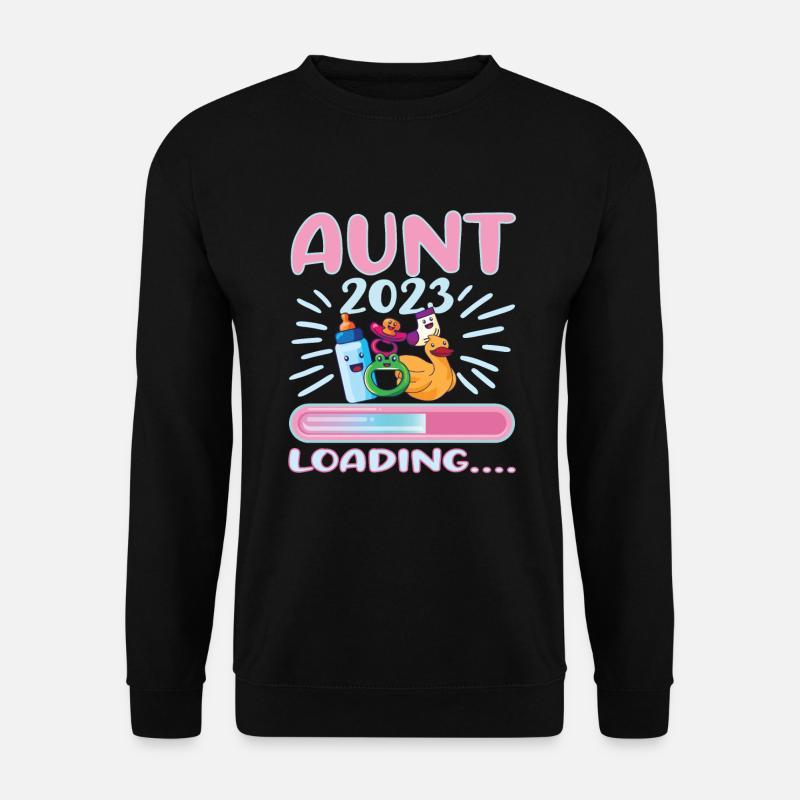 Aunt 2023 Loading - Unisex Pullover - Schwarz