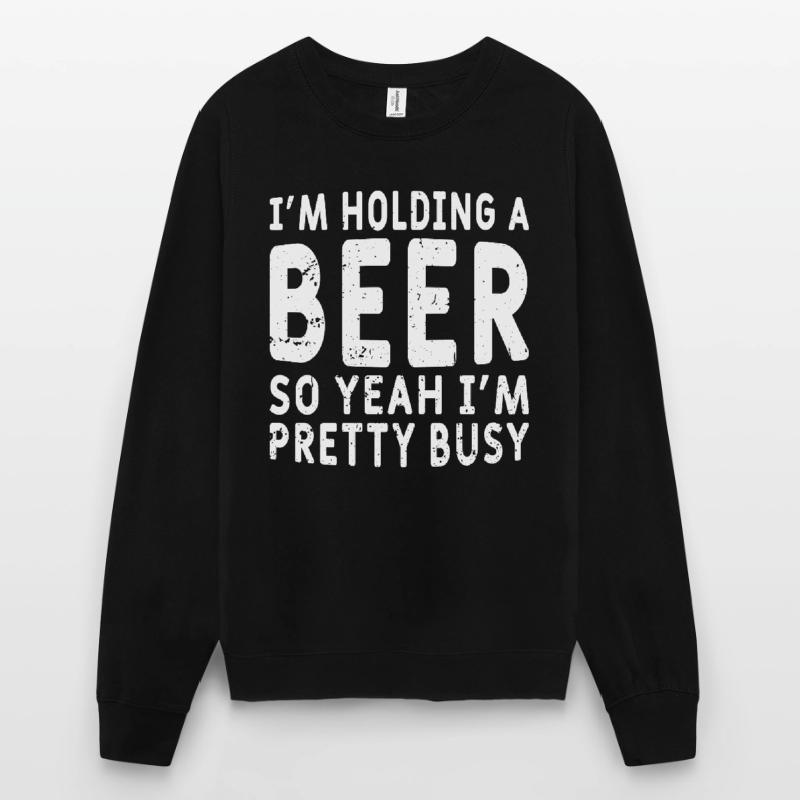 Lustiger Bier Spruch Bier Trinker Unisex Pullover