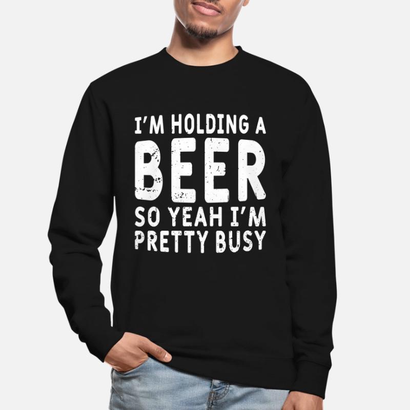 Lustiger Bier Spruch Bier Trinker Unisex Pullover