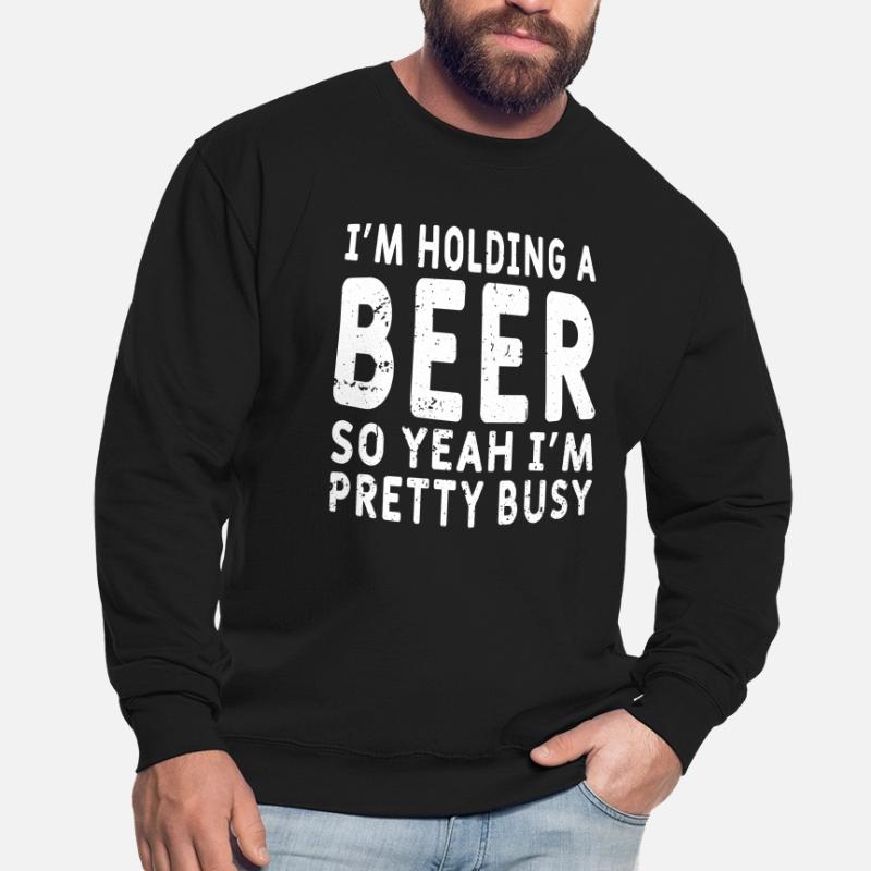 Lustiger Bier Spruch Bier Trinker Unisex Pullover