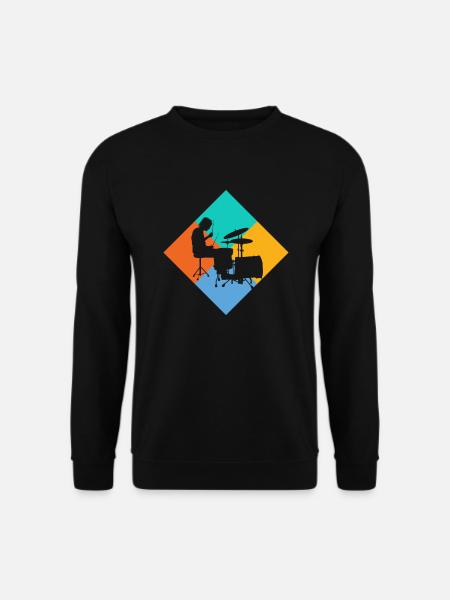 Drums Drummer Gift - Sweat-shirt Unisexe - noir