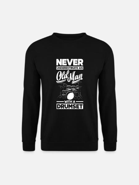 Drums Drummer Gift - Sweat-shirt Unisexe - noir