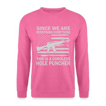 Pistole Polizist Waffenbesitzer Soldat Bundeswehr - Unisex Pullover - Pink - Vorne