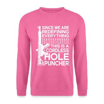 Pistole Polizist Waffenbesitzer Soldat Bundeswehr - Unisex Pullover - Pink - Vorne