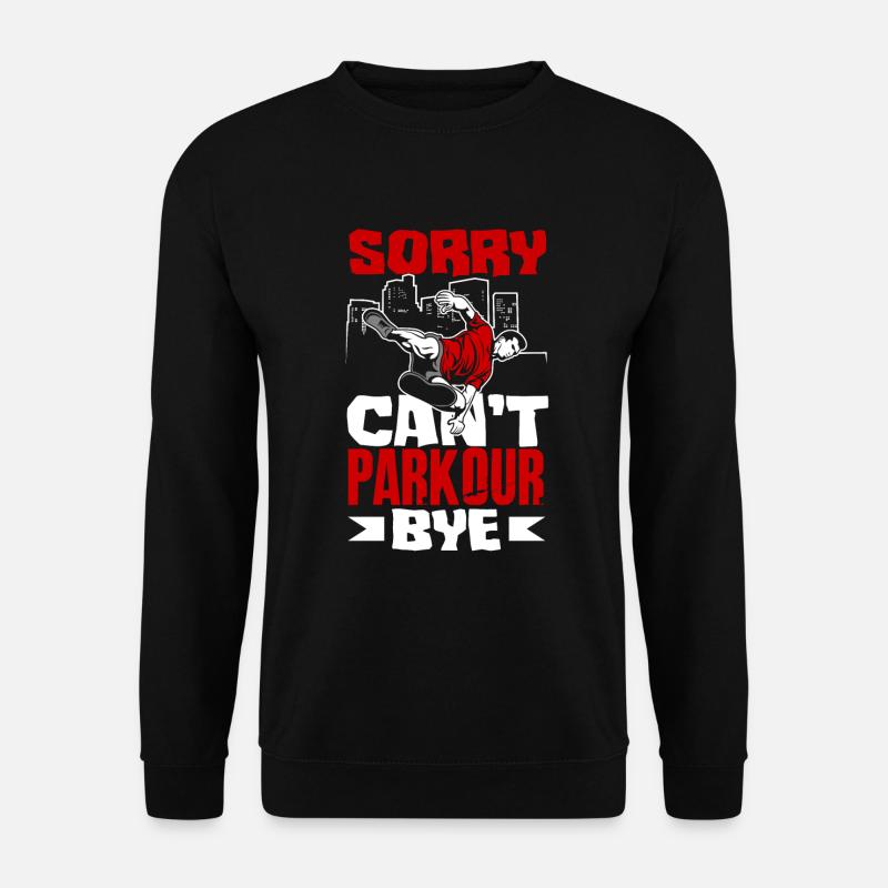 Funny Parkour Runner Freerunner Gift - Unisex Sweatshirt - black