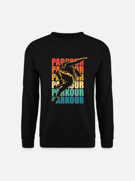 Funny Parkour Runner Freerunner Gift - Unisex Sweatshirt - black