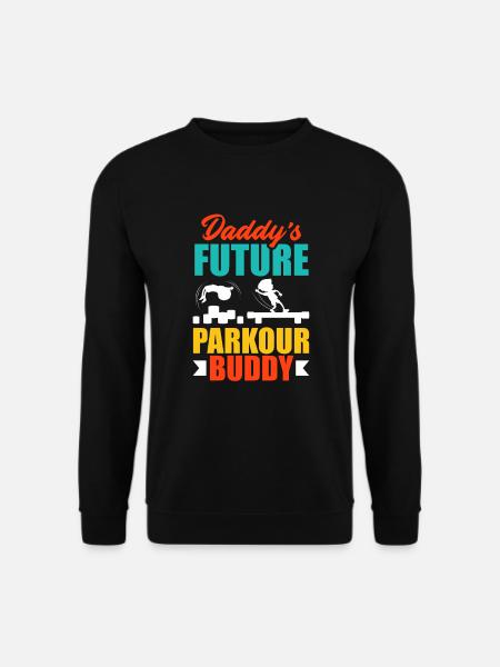 Funny Parkour Runner Freerunner Gift - Unisex Sweatshirt - black