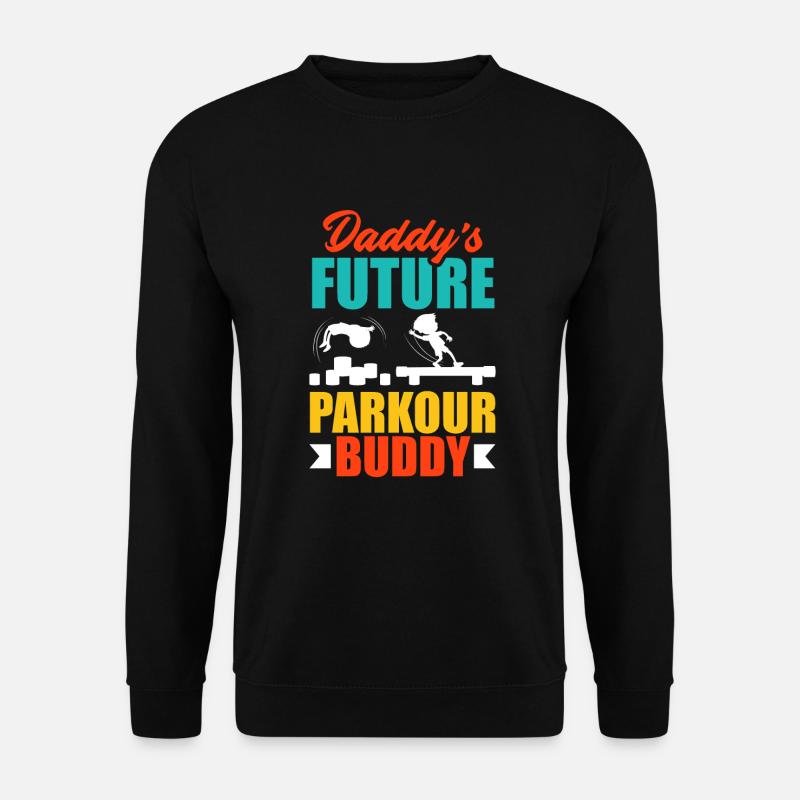 Funny Parkour Runner Freerunner Gift - Unisex Sweatshirt - black