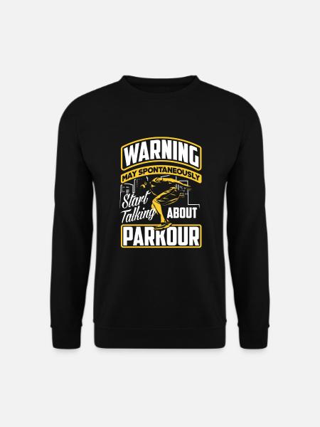 Funny Parkour Runner Freerunner Gift - Unisex Sweatshirt - black