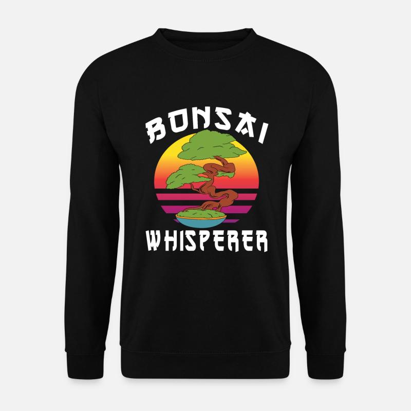Bonsai Whisperer Bonsai Tree - Unisex Sweatshirt - black