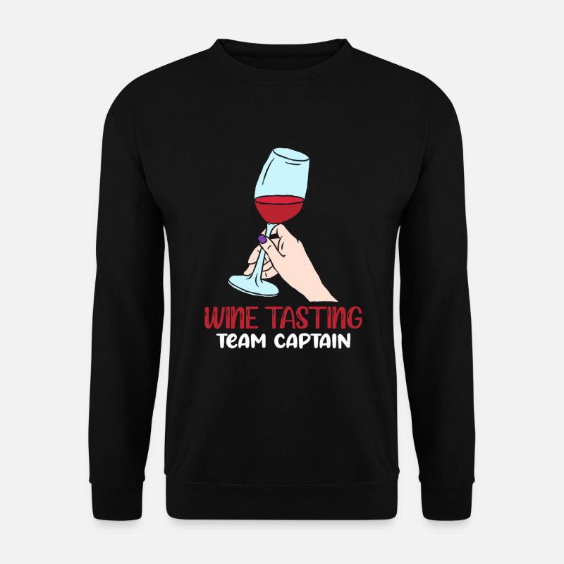 Wine Tasting Team Captain - Unisex Pullover - Schwarz