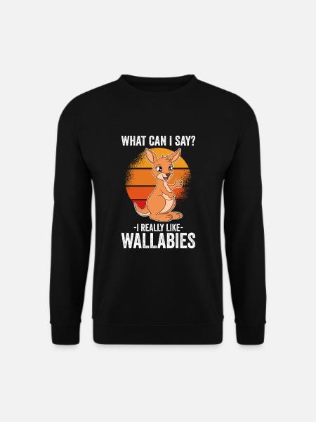 Wallaby Better Than Therapy - Unisex Sweatshirt - black
