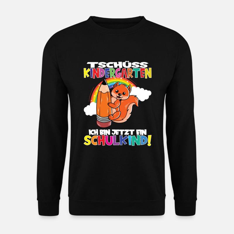 Tschüss Kindergarten Ich Bin Jetzt Ein Schulkind! - Unisex Pullover - Schwarz