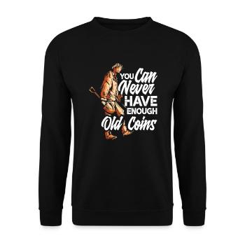 Détecteur de métaux à sondage amusant - Sweat-shirt Unisexe - noir - Devant - Alina (178cm) & Michal (187cm)
