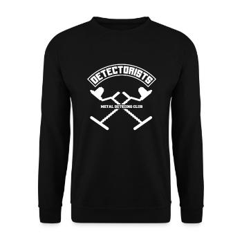 Détecteur de métaux à sondage amusant - Sweat-shirt Unisexe - noir - Devant - Alina (178cm) & Michal (187cm)