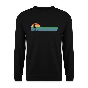Détecteur de métaux à sondage amusant - Sweat-shirt Unisexe - noir - Devant - Alina (178cm) & Michal (187cm)