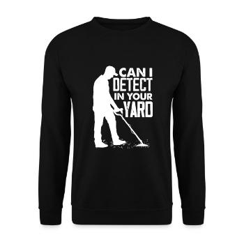 Détecteur de métaux à sondage amusant - Sweat-shirt Unisexe - noir - Devant - Alina (178cm) & Michal (187cm)