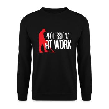 Détecteur de métaux à sondage amusant - Sweat-shirt Unisexe - noir - Devant - Alina (178cm) & Michal (187cm)