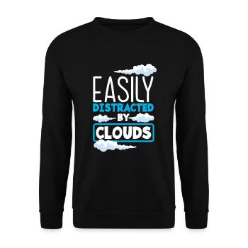Meteorologist Meteorology Storm Chaser Gift - Unisex Sweatshirt - black - Front - Alina (178cm) & Michal (187cm)