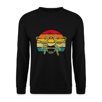 Abeille pour apiculteurs et apiculteurs - Sweat-shirt Unisexe - noir - Devant - Alina (178cm) & Michal (187cm)