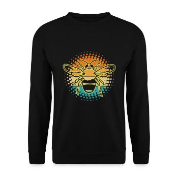 Abeille pour apiculteurs et apiculteurs - Sweat-shirt Unisexe - noir - Devant - Alina (178cm) & Michal (187cm)