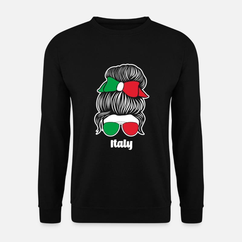 Lustiges Italien Geschenk - Unisex Pullover - Schwarz