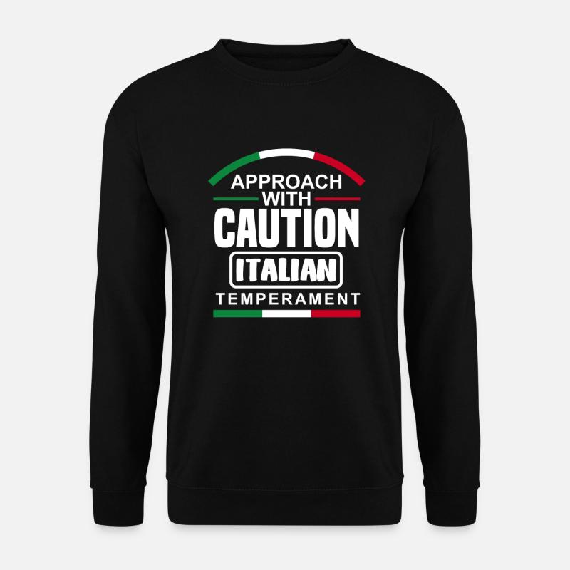Lustiges Italien Geschenk - Unisex Pullover - Schwarz