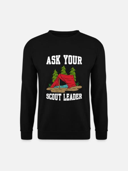 Ask Your Scout Leader - Unisex Sweatshirt - black