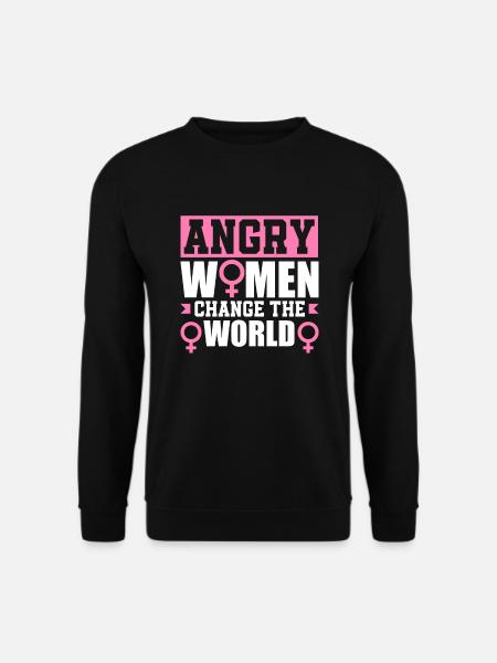 Feminismus Feministin - Unisex Pullover - Schwarz