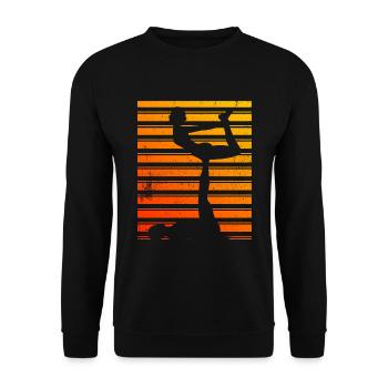 Acro Yoga Acroyoga - Unisex Pullover - Schwarz - Vorne - Alina (178cm) & Michal (187cm)