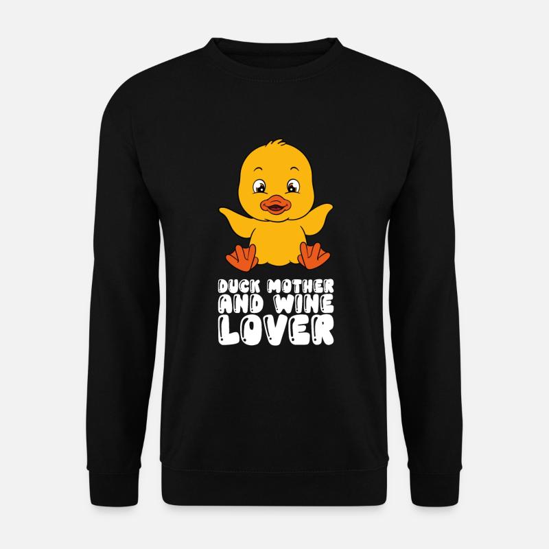 Drôles de canards Canard mignon - Sweat-shirt Unisexe - noir