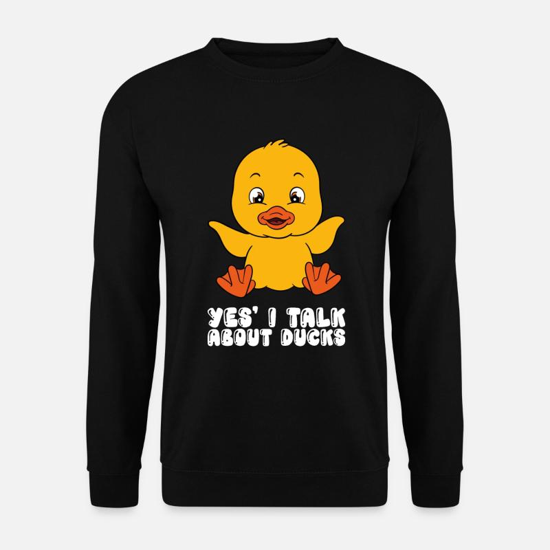 Drôles de canards Canard mignon - Sweat-shirt Unisexe - noir