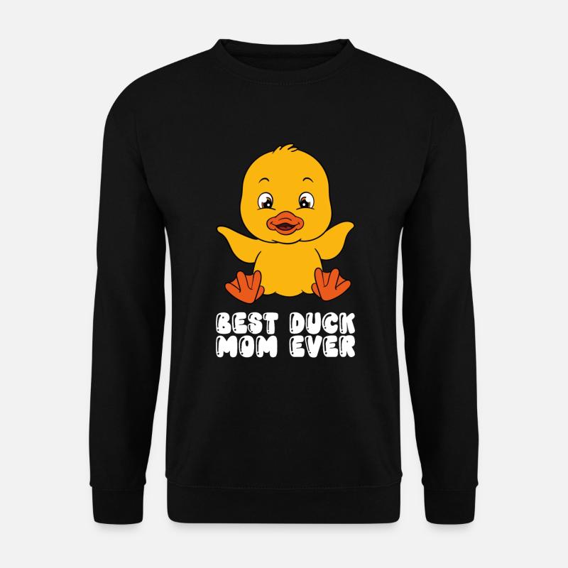 Funny ducks Cute duck - Unisex Sweatshirt - black