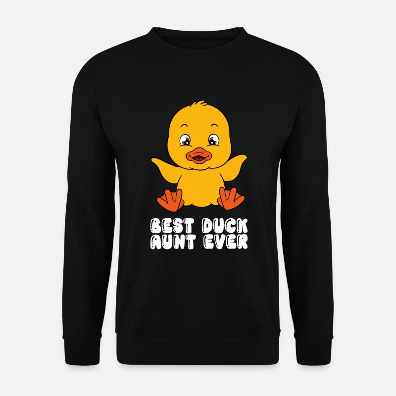 Funny ducks Cute duck - Unisex Sweatshirt - black
